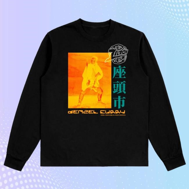Denzel Curry Merch Zeltron Black Longsleeve Hoodie
