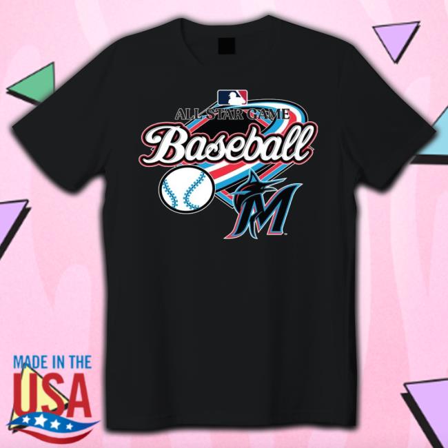 All Star Game Baseball Miami Marlins Logo shirt