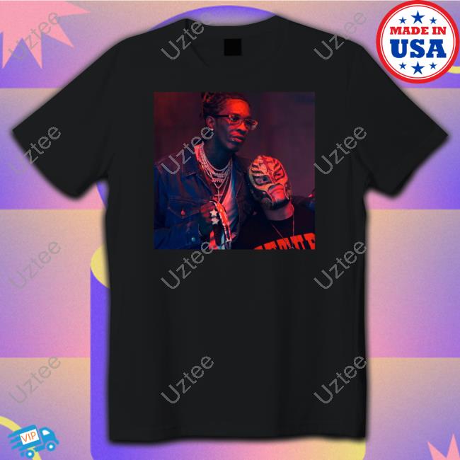 Mount Rushmore Rappers And Wrestlers Young Thug & Rey Mysterio Tee Shirt