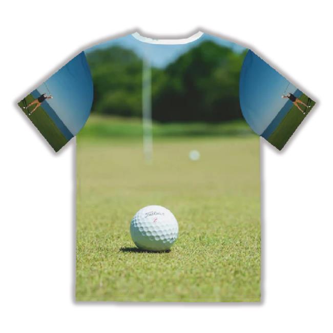 Golf Putt T-Shirt, Men's Polyester 3D Unisex Sweatshirt Golf Putt T-Shirt, Men's Polyester 3D New Shirt