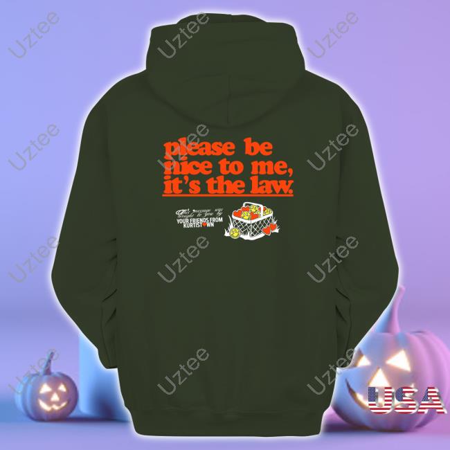 Kurtis Conner Store Please Be Nice To Me Sweatshirt Crime Alert Please Be Nice To Me Sweatshirt