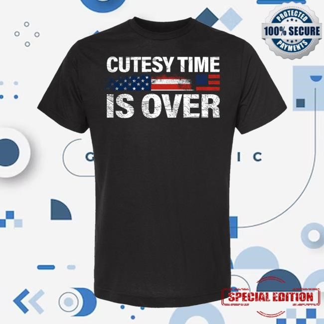 Official Cutesy Time Is Over T Shirt Official Cutesy Time Is Over Hoodie, Sweatshirt