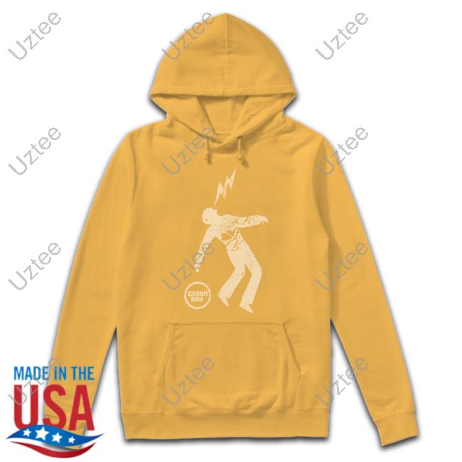 Official Green Day Vintage Warning Reprint Hooded Sweatshirt