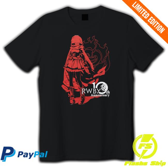 Rwby 10Th Anniversary New Shirt