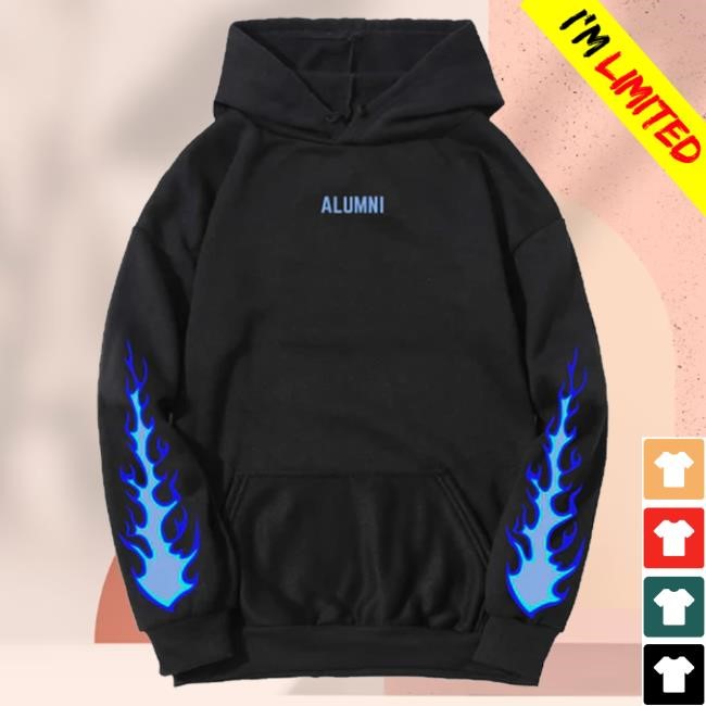Official Alumni Clothing Merch Alumni Blue Flame Tee Shirt