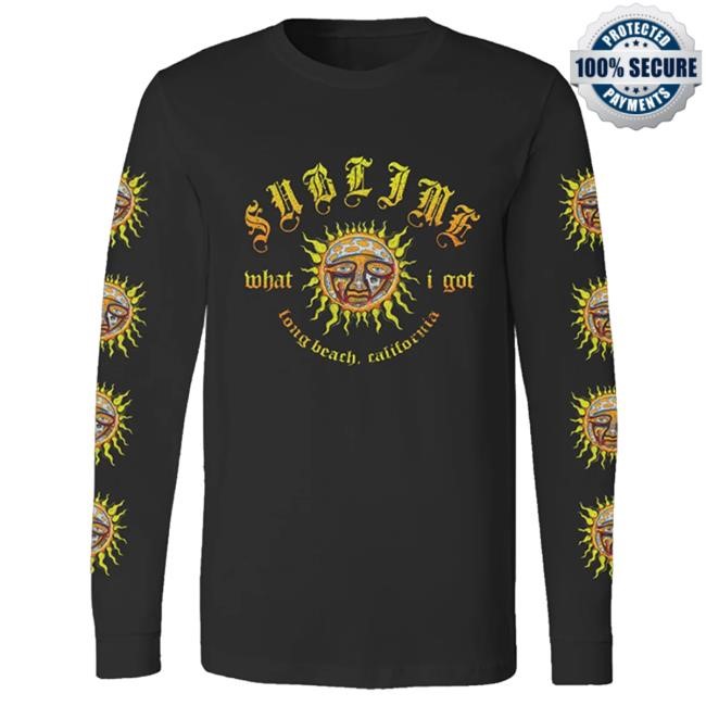 Official Sublime Lbc Merch What I Got Longsleeve Tee Shirt