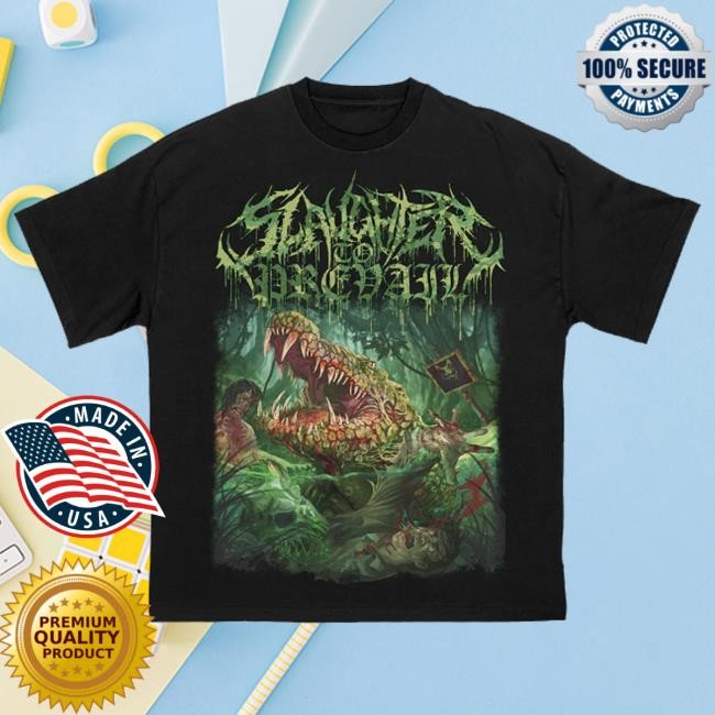 Official First Blood Merchandise Merch Store Slaughter To Prevail - Alligator Tee