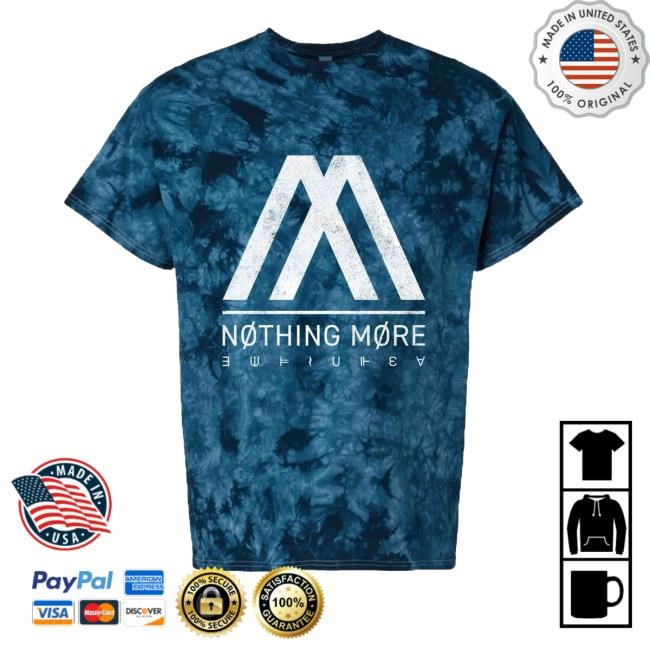 Nothingmore Merch Tie Dye Logo Throwback Tee