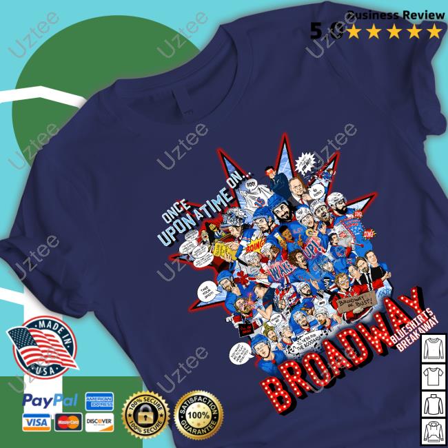Once Upon A Time On Broadway Blueshirts Breakaway Long Sleeve Shirt