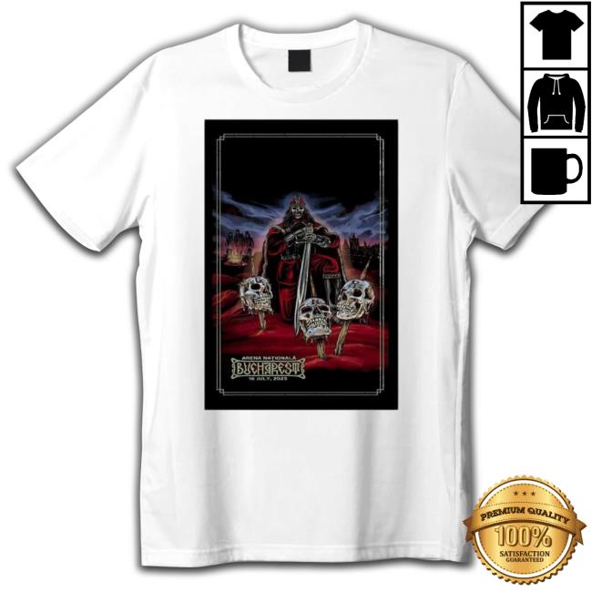 Guns N’ Roses Budapest Arena Națională July 16, 2023 Poster shirt