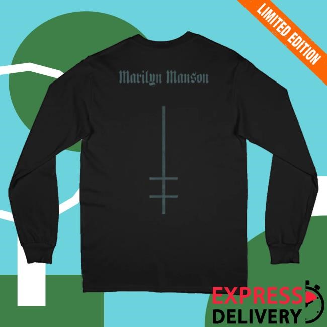 Marilyn Manson Merch Store Shattered Long Sleeve Funny Shirt