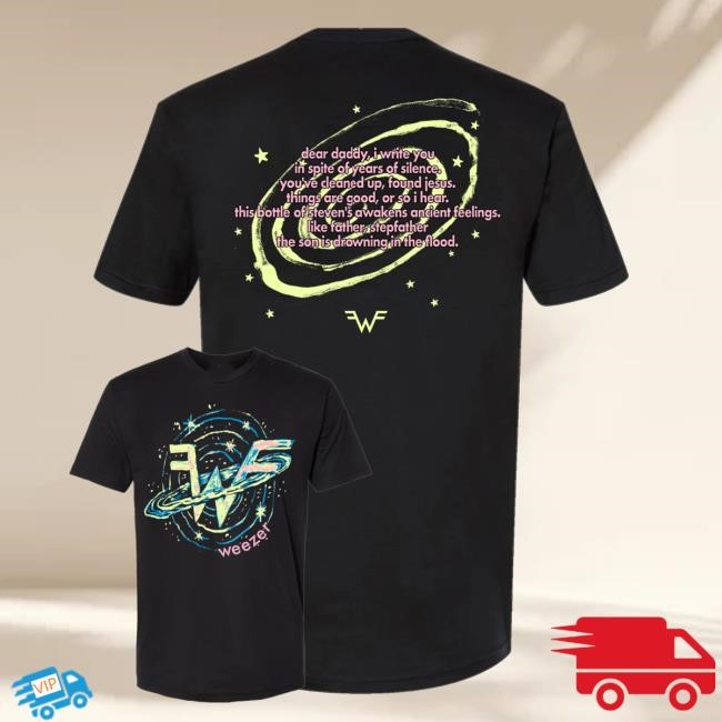 Weezer Web Merch Shop Store Dear Daddy 2025 Tour Shirt