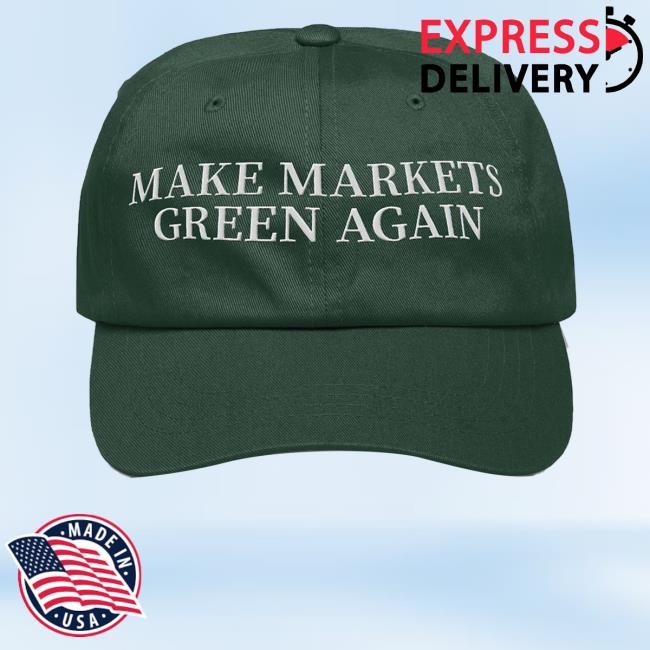 Dumbmoney Merch Make Markets Green Again Dad Hat