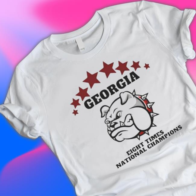 Georgia Bulldogs Eight Times National Champions shirt