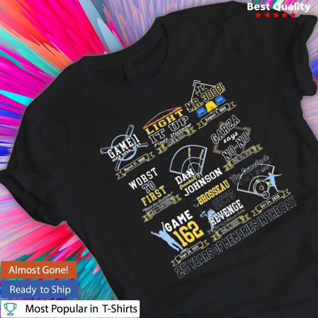 25 Years Of Memories In The Tampa Bay Rays Tee