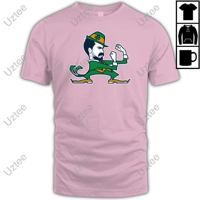 Barstoolbigcat Notre Dame Leprechaun Fighting Irish Tee Big Cat Barstoolbigcat Notre Dame Leprechaun Fighting Irish Tee Shirt