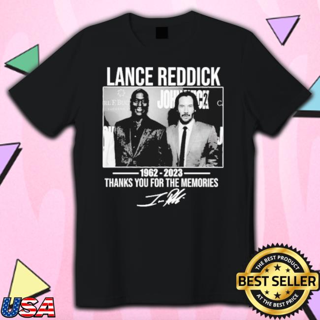 Lance Reddick 1962-2023 Thanks You For The Memories Signature shirt