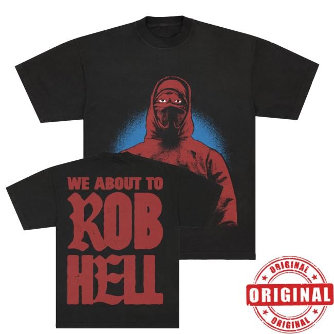 Official White Rob Hell Drop Shoulder Sweatshirt