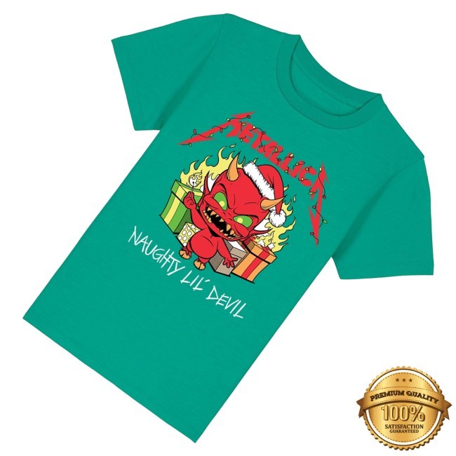 Metallica Merch Naughty Lil’ Devil Green Funny Shirt