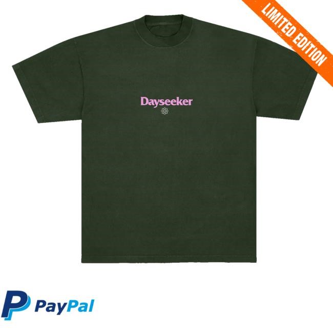 Official Dayseeker Merch Shop Forest Green Faded Flower Classic Shirt