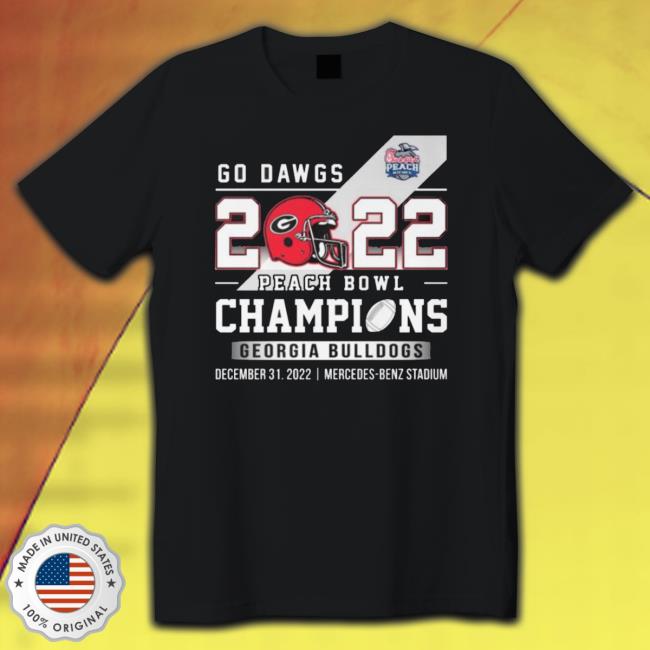 Go Dawgs 2022 Peach Bowl Champions Georgia Bulldogs Sweater Go Dawgs 2022 Peach Bowl Champions Georgia Bulldogs Sweater