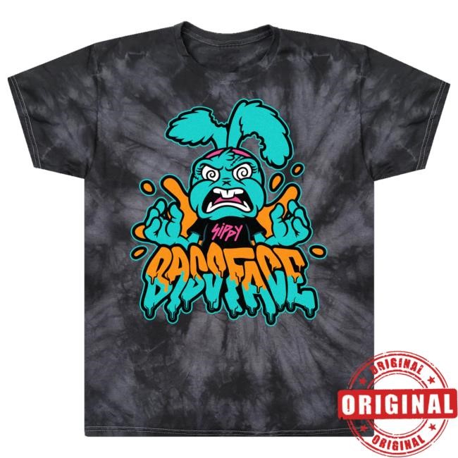 Original Sippy Merch Bass Face Tie Dye Funny Shirt