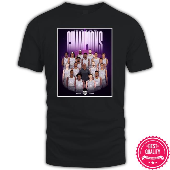 Sacramento Kings Pacific Division Champions 2022 2023 shirt