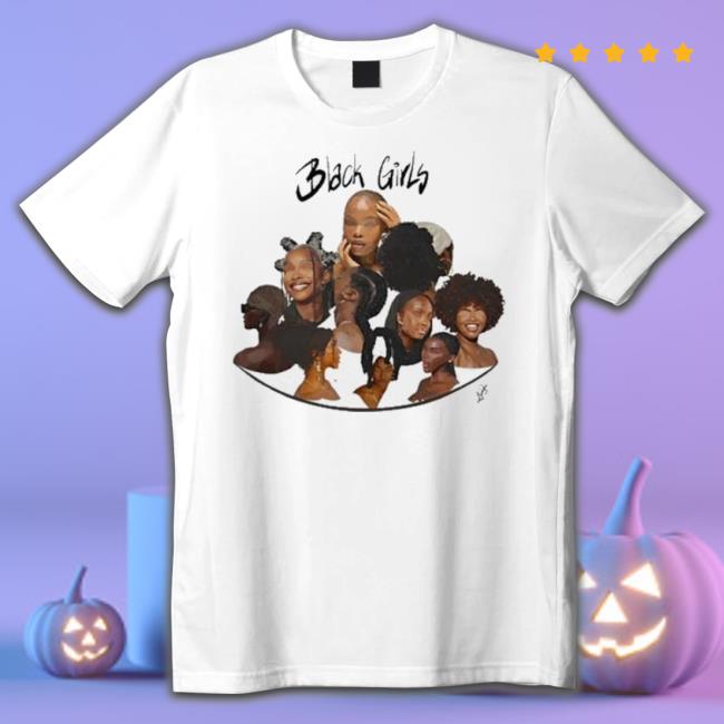 Smard Art Shop Black Girls Sand shirt