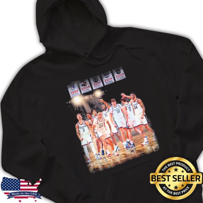 5-Time Uconn Men’S Basketball Team National Champions Shirt