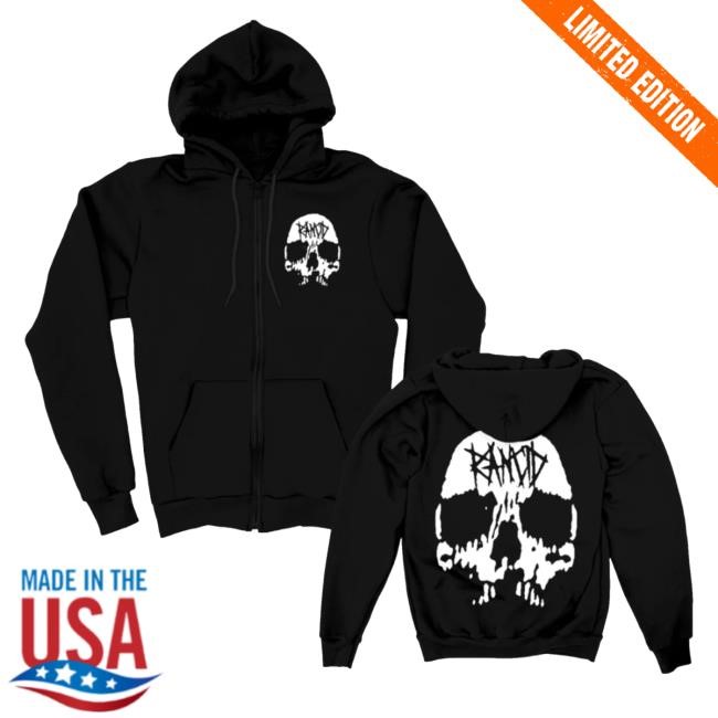 Rancid Merch Store Shop Skull Long Sleeve Shirt Rancid Merch Store Shop Skull Hoodie