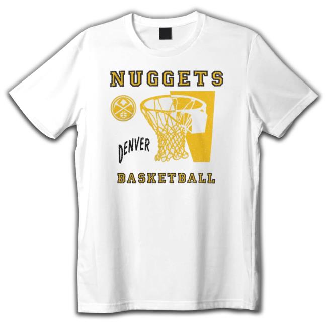 Men's Junk Food White Denver Nuggets Slam Dunk shirt, hoodie, tank top, sweater and long sleeve t-shirt