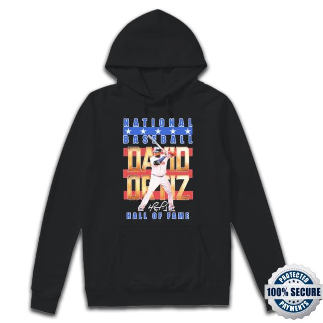 David Ortiz National Baseball Hall Of Fame Signature 2022 Tee