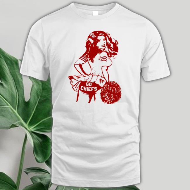 Go Chiefs Cheerleader t- shirt