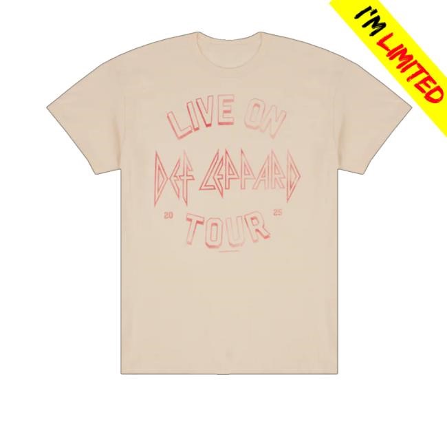 Defleppard Merch Store Shop Live On Tour 2025 Hoodie Sweatshirt