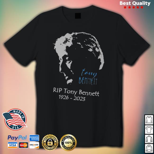Rip Tony Bennett Legend Singer 1926 2023 Thank You For The Memories Long Sleeve T Shirt