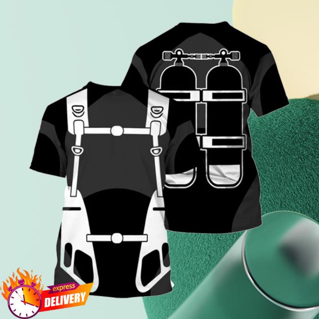 Scuba Diving Costume- 3D All Over Printed Hoodie