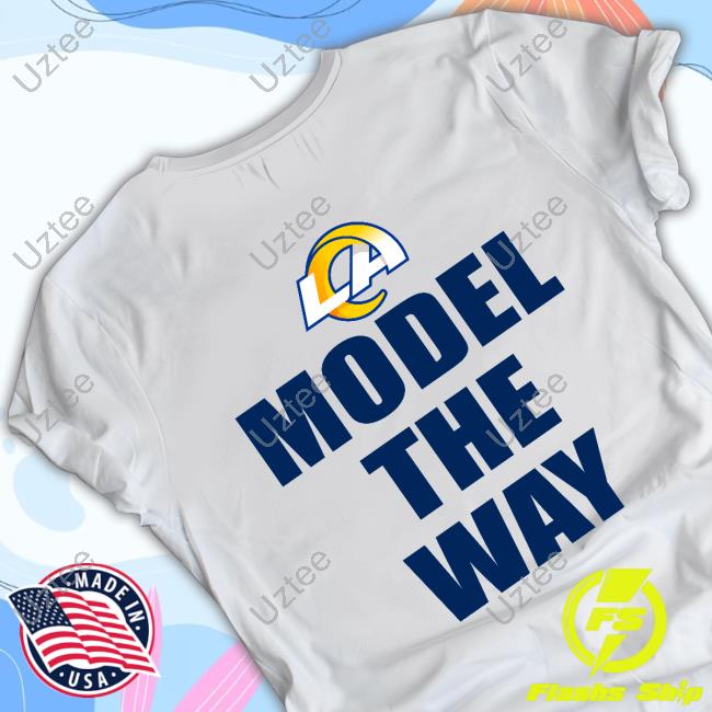Andrew Siciliano Model The Way Los Angeles Rams Tee Model The Way Los Angeles Rams Long Sleeve