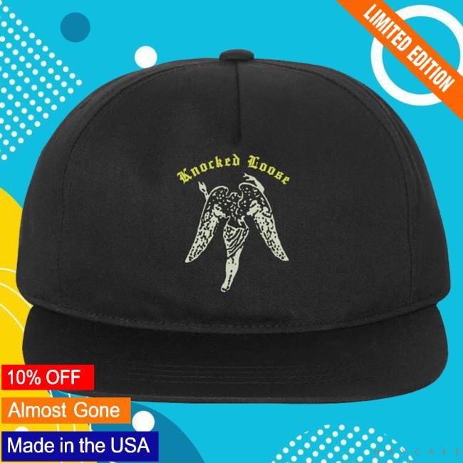 Official Artist First Merch Knocked Loose You Won’T Go Before You’Re Supposed To Snapback Hat (Black) new hat