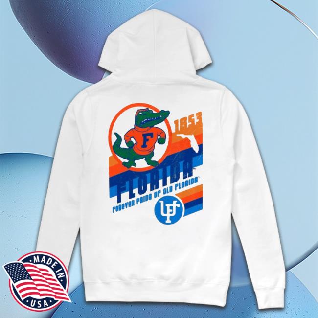 Premium Florida Gators 1853 Forever Pride Of Ols Florida Vintage Slant Lines Hoodie