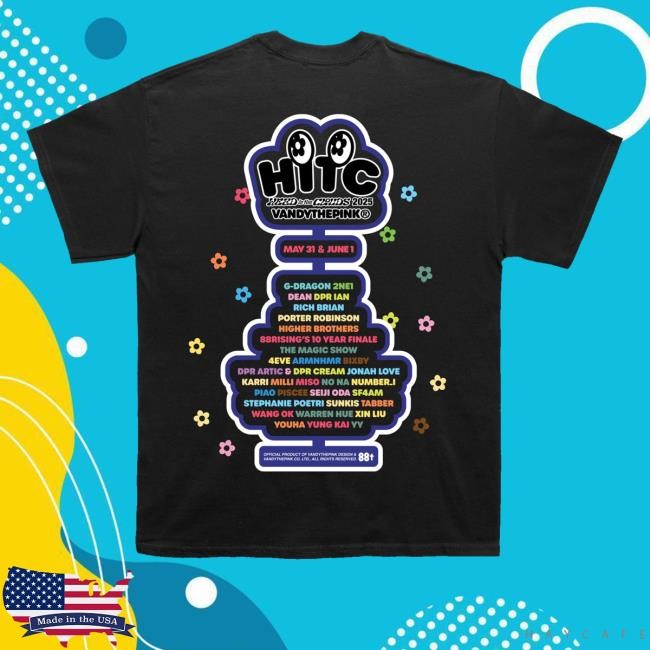 Official Head In The Clouds Black Lineup Vandy The Pink New Shirt