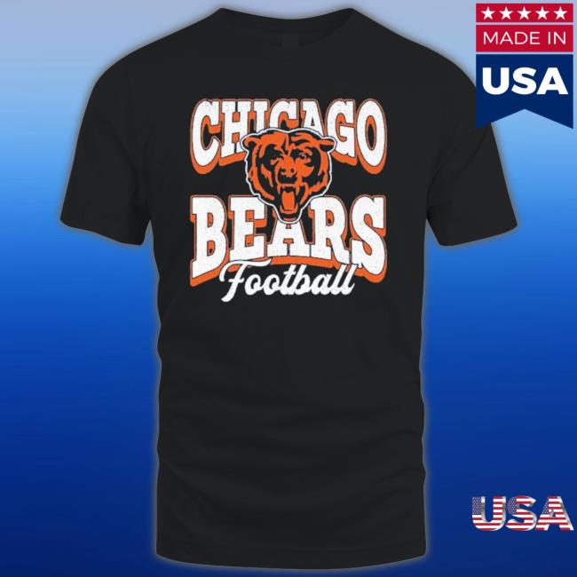 Chicago Bears Heather Navy Force Out Long Sleeve Shirt