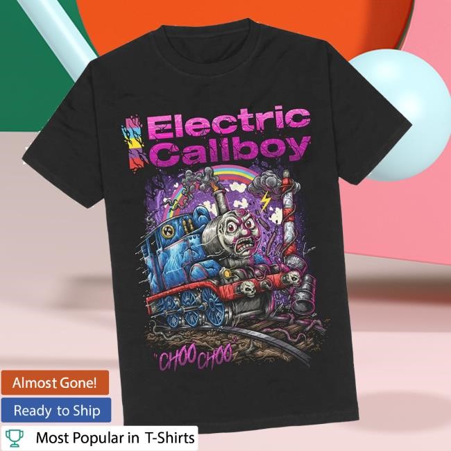 Electric Callboy Merch Electric Callboy Choo Choo T Shirt Black Crewneck Sweatshirt