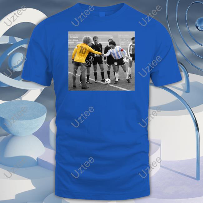 Carlos Valderrama With Diego Maradona Tee Aleliparoti Carlos Valderrama X Diego Maradona Shirt Nico Cantor
