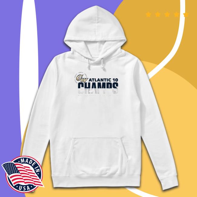 Georgia Washington 2022-2023 Atlantic 10 Men’S And Women’S Swimming & Diving Champions Hoodie