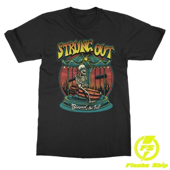 Official Strung Out Merch Blueprint Crewneck Sweatshirt