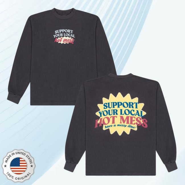 Trending Unwell Shop Hot Mess With Alix Earle Local Hot Mess Thermal Shirts