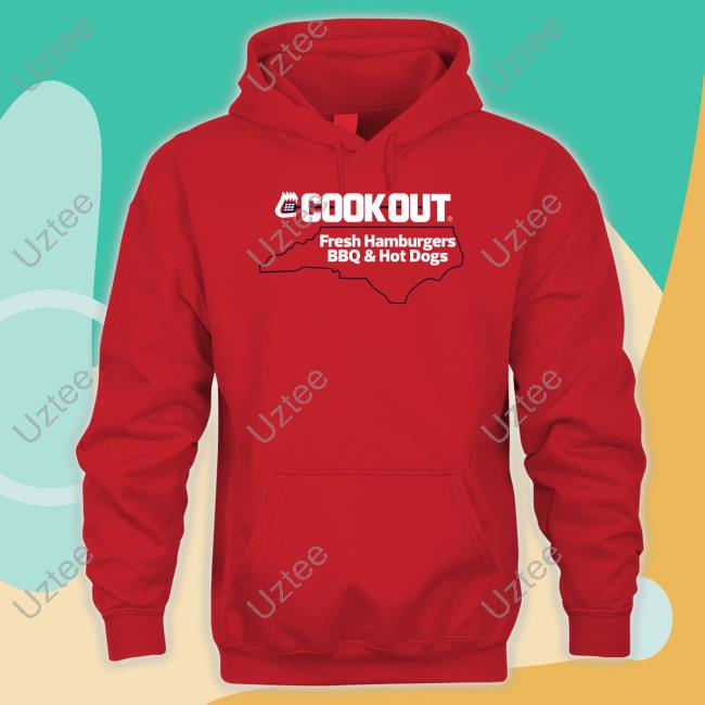 Cook Out Fresh Hamburgers Bbq & Hot Dogs Long Sleeve T Shirt