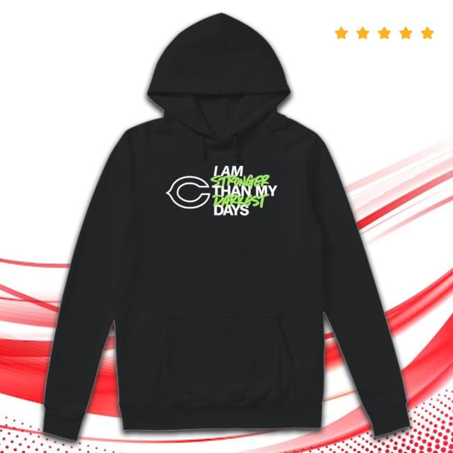 Colts Chicago Bears I Am Stronger Than My Darkest Days Tee Shirt