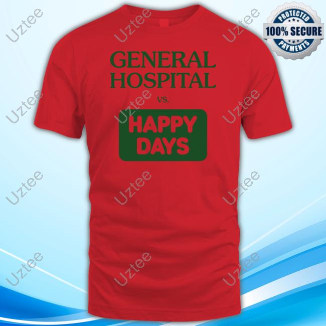John Stamos Wearing General Hospital Vs Happy Days T Shirt