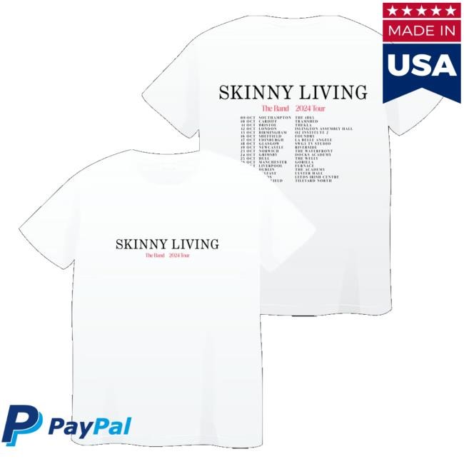 Skinny Living Day By Day Tour Hooded Sweatshirt